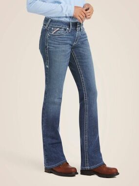 NWT Ariat Work Flame Resistant Women's Mid-Rise Bootcut Jeans size 32